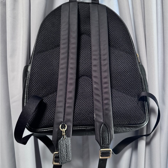 Coach Court Pebbled Leather Backpack - Picture 5 of 6